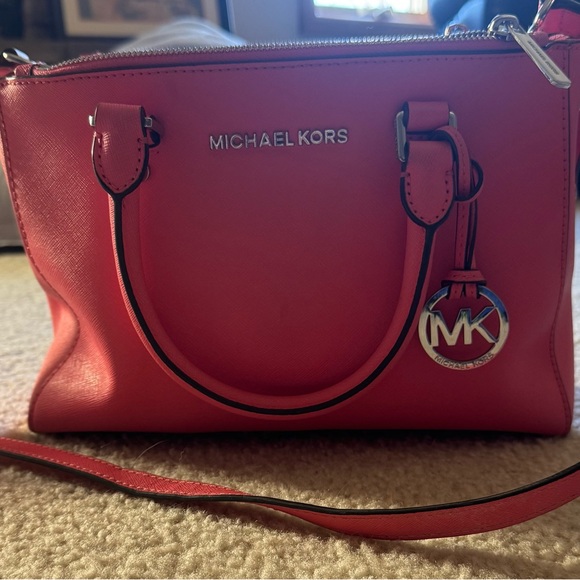 Michael Kors Coral Satchel - Picture 2 of 8